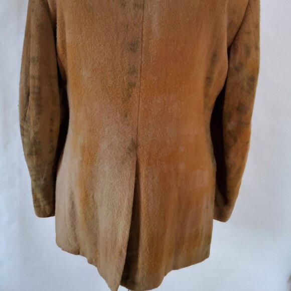 Vintage Cashmerel Wool jacket suit coat blazer brown gray camel 42 44 large XL - Picture 7 of 12